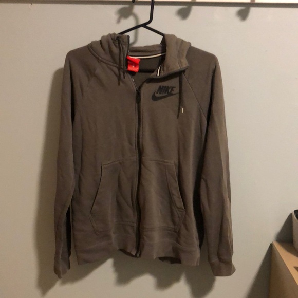 Nike Tops - 2/$25—-Nike Zippered Hoodie. Women. Green.